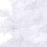 Corner Artificial Christmas Tree LEDs&Ball Set White 120 cm PVC