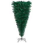 Upside-down Artificial Pre-lit Christmas Tree with Ball Set 150 cm
