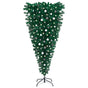 Upside-down Artificial Pre-lit Christmas Tree with Ball Set 180 cm
