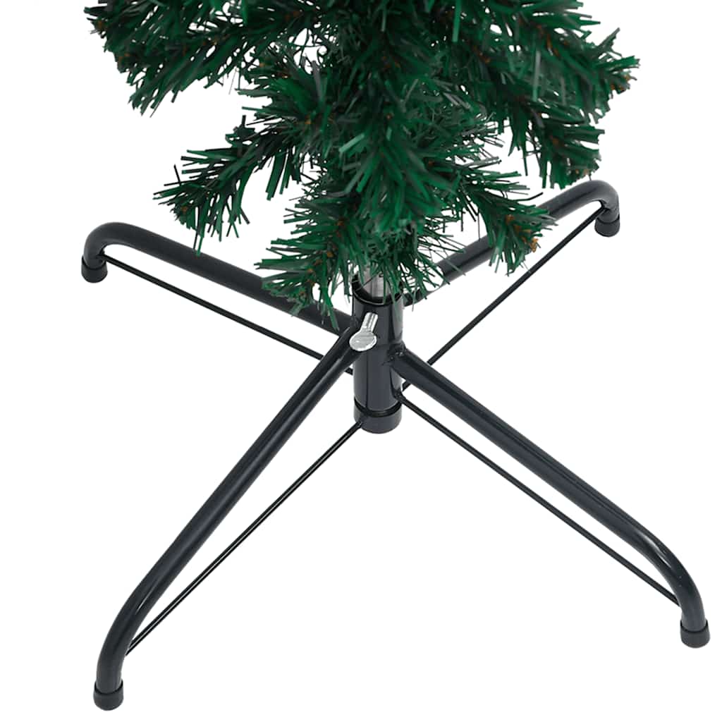 Upside-down Artificial Pre-lit Christmas Tree Ball Set 210 cm