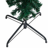 Upside-down Artificial Pre-lit Christmas Tree with Ball Set 240 cm - Top-Down View