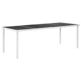 11 Piece Outdoor Dining Set Steel Black - Extra Image