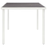 11 Piece Outdoor Dining Set Steel Black