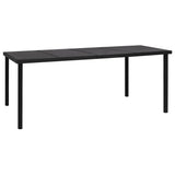 7 Piece Outdoor Dining Set Steel Anthracite - Extra Image