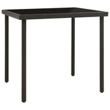 3 Piece Outdoor Dining Set Steel Anthracite - Extra Image