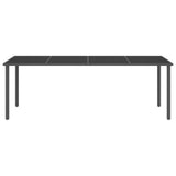 11 Piece Outdoor Dining Set Steel