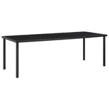 11 Piece Outdoor Dining Set Steel