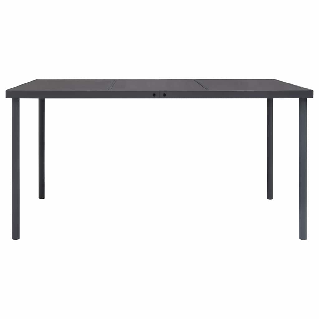 9 Piece Outdoor Dining Set Steel