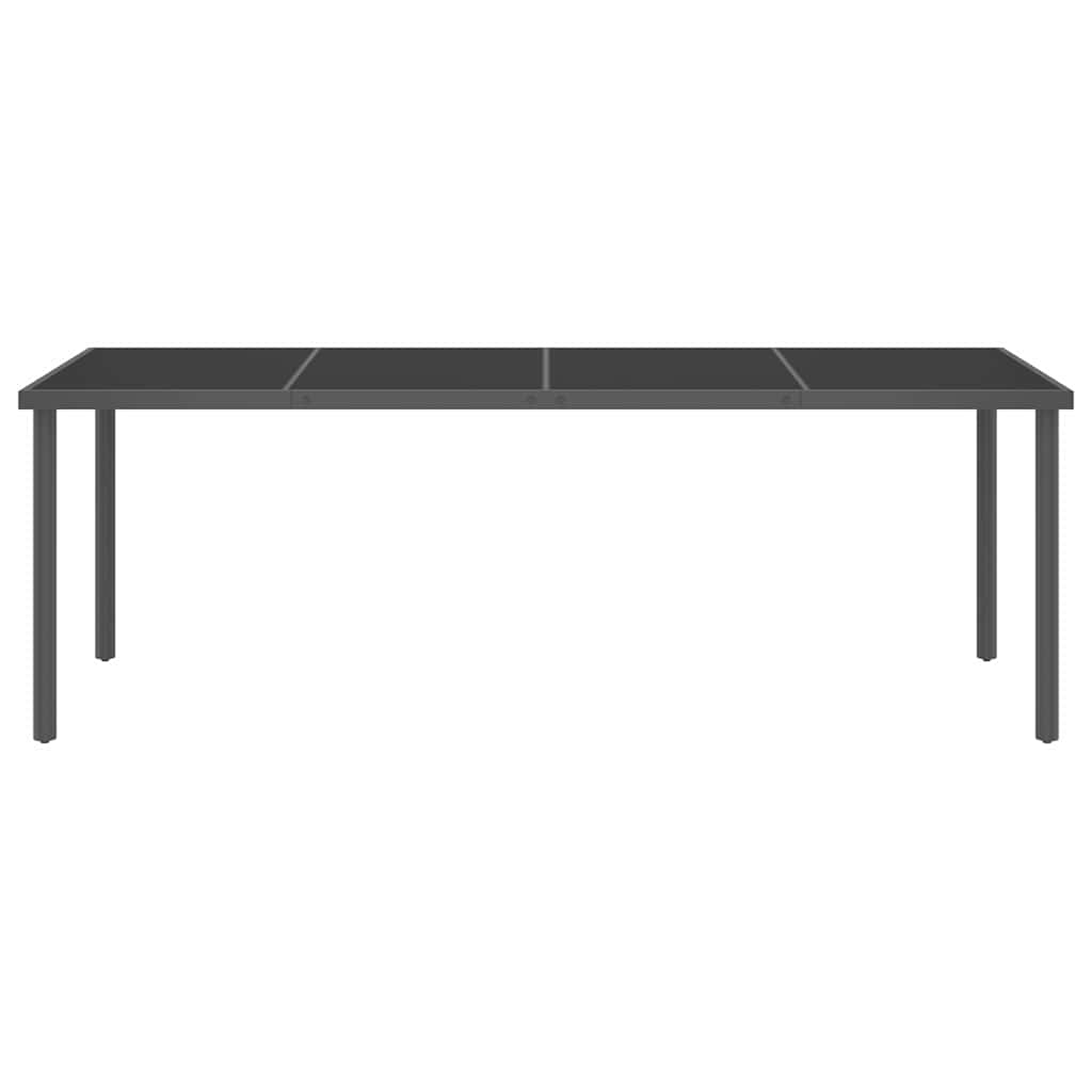 9 Piece Outdoor Dining Set Steel