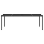 9 Piece Outdoor Dining Set Steel