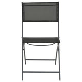11 Piece Outdoor Dining Set Steel - Low Angle