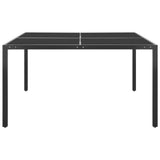 9 Piece Outdoor Dining Set Steel - 45-Degree Angle