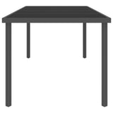 11 Piece Outdoor Dining Set Steel - 45-Degree Angle