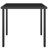 5 Piece Outdoor Dining Set Steel - 45-Degree Angle