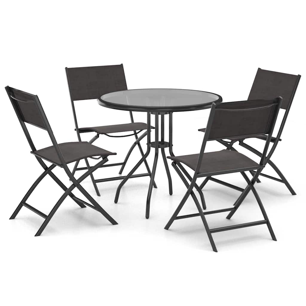 5 Piece Outdoor Dining Set Steel