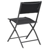 5 Piece Outdoor Dining Set Steel - 45-Degree Angle