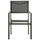 7 Piece Outdoor Dining Set Steel - Extra Image