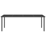 9 Piece Outdoor Dining Set Steel