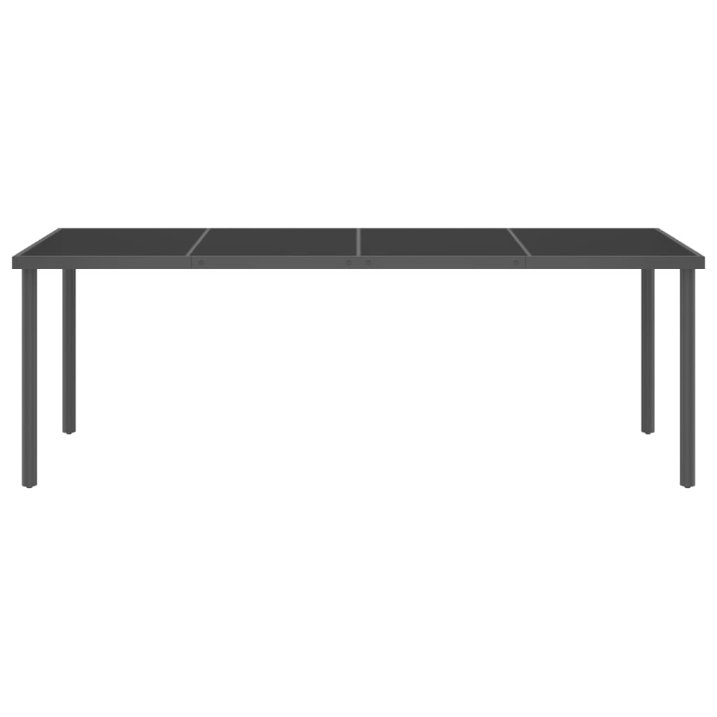 9 Piece Outdoor Dining Set Steel