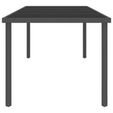 9 Piece Outdoor Dining Set Steel - 45-Degree Angle