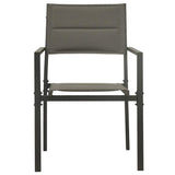 9 Piece Outdoor Dining Set Steel