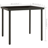 3 Piece Outdoor Dining Set Steel - Extra Image