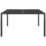 9 Piece Outdoor Dining Set Steel