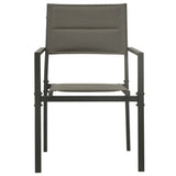 9 Piece Outdoor Dining Set Steel