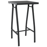 5 Piece Garden Bar Set Black (48120+48117)