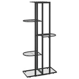 5-Floor Flower Stand 43x22x98 cm Black Metal