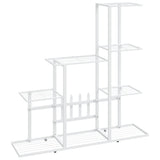 Flower Stand 94.5x25x88 cm White Metal
