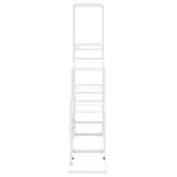 Flower Stand 94.5x25x88 cm White Metal