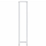 Towel Rack White 12.5x12.5x60 cm Steel