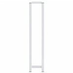 Towel Rack White 12.5x12.5x60 cm Steel