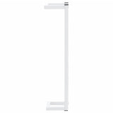 Towel Rack White 12.5x12.5x60 cm Steel