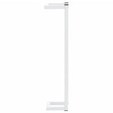 Towel Rack White 12.5x12.5x60 cm Steel - Top-Down View