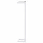 Towel Rack White 12.5x12.5x60 cm Steel