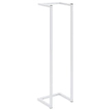 Towel Rack White 25x20x95 cm Steel - Front View