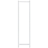 Towel Rack White 25x20x95 cm Steel - Side View