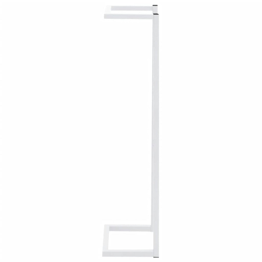 Towel Rack White 25x20x95 cm Steel