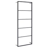 Towel Rack Black 45x10x115 cm Steel - Front View