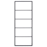 Towel Rack Black 45x10x115 cm Steel