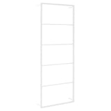 Towel Rack White 45x10x115 cm Steel - Front View