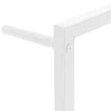 Towel Rack White 45x10x115 cm Steel - 45-Degree Angle