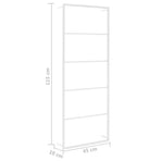 Towel Rack White 45x10x115 cm Steel