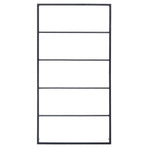 Towel Rack Black 60x10x116 cm Steel