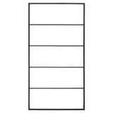 Towel Rack Black 60x10x116 cm Steel - Side View