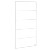 Towel Rack White 60x10x116 cm Steel - Front View
