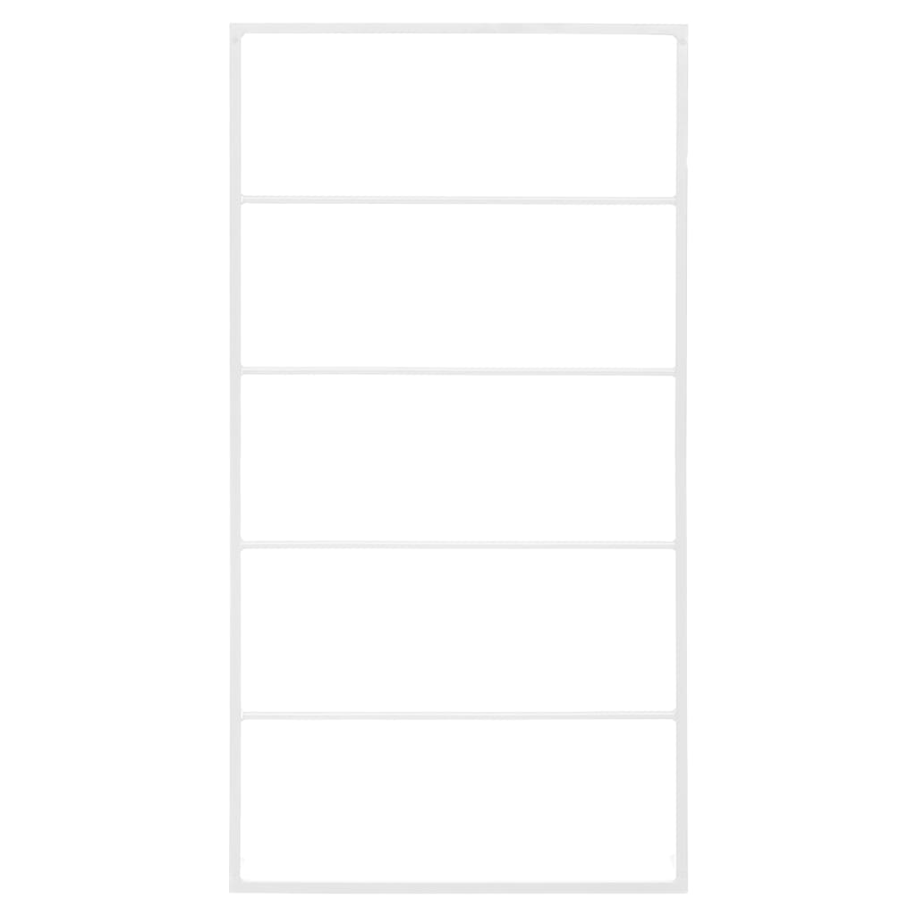 Towel Rack White 60x10x116 cm Steel