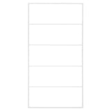 Towel Rack White 60x10x116 cm Steel - Side View